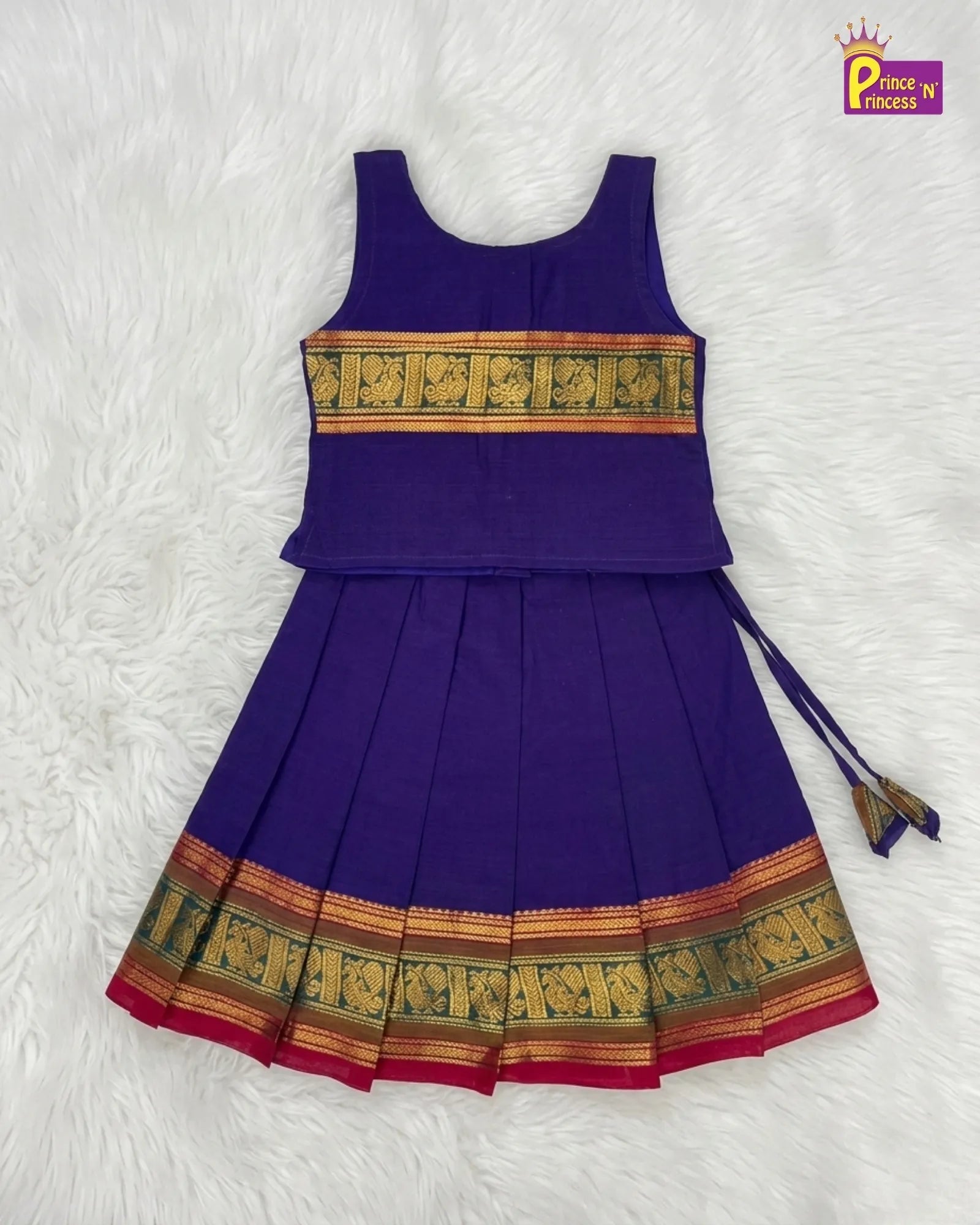 Chettinad Cotton Royal Moments Gift Box for Naming function (0 - 1 Year) GB - GT0002 - Prince N Princess