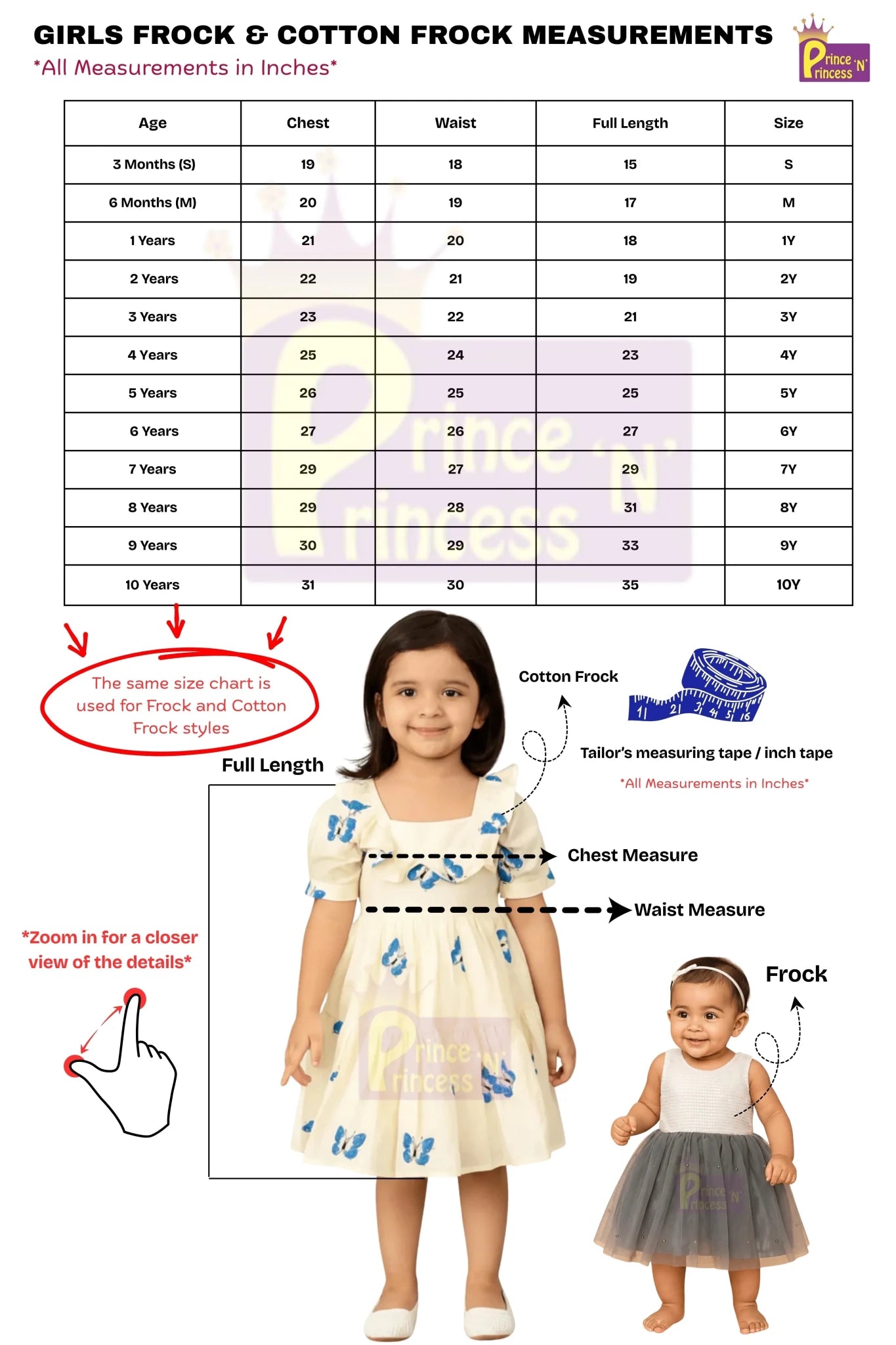 Girls Cotton Ikkat Knee Frock - Breathable Summer Dress for Kids 