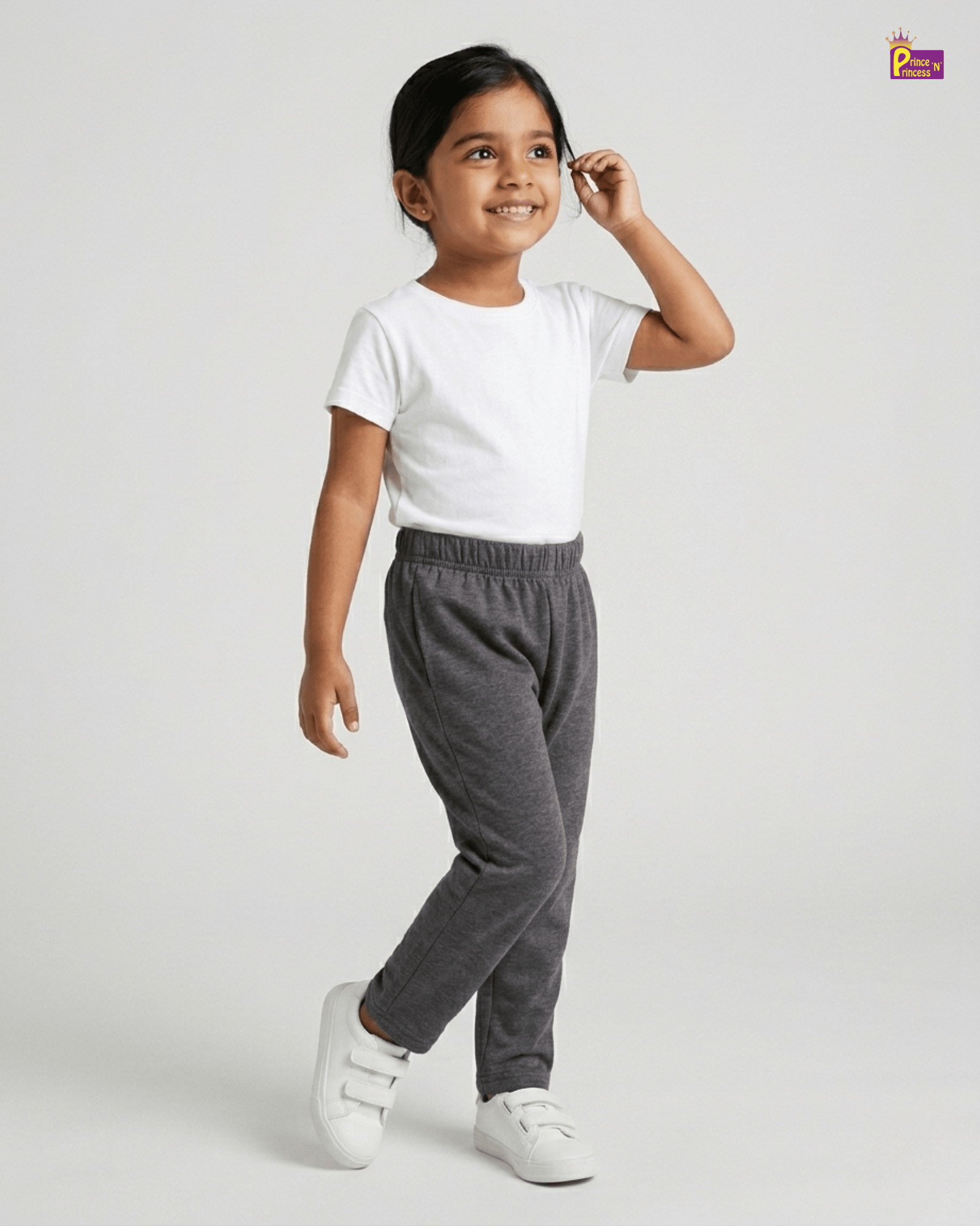 Girls Cotton Summer Wear Pant in Black GT011 for kids festival wear