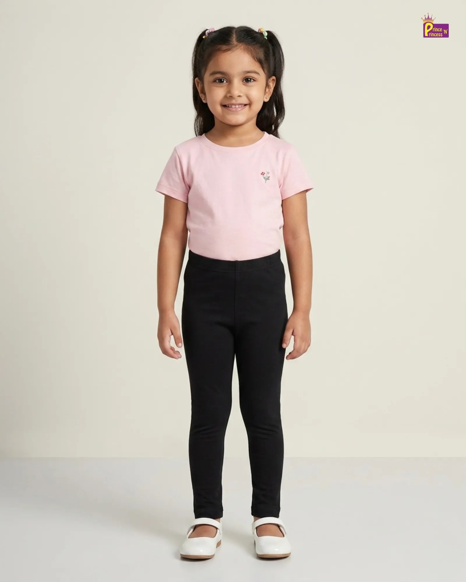 Girls Cotton Summer Wear Pant in Black GT020 for kids festival wear