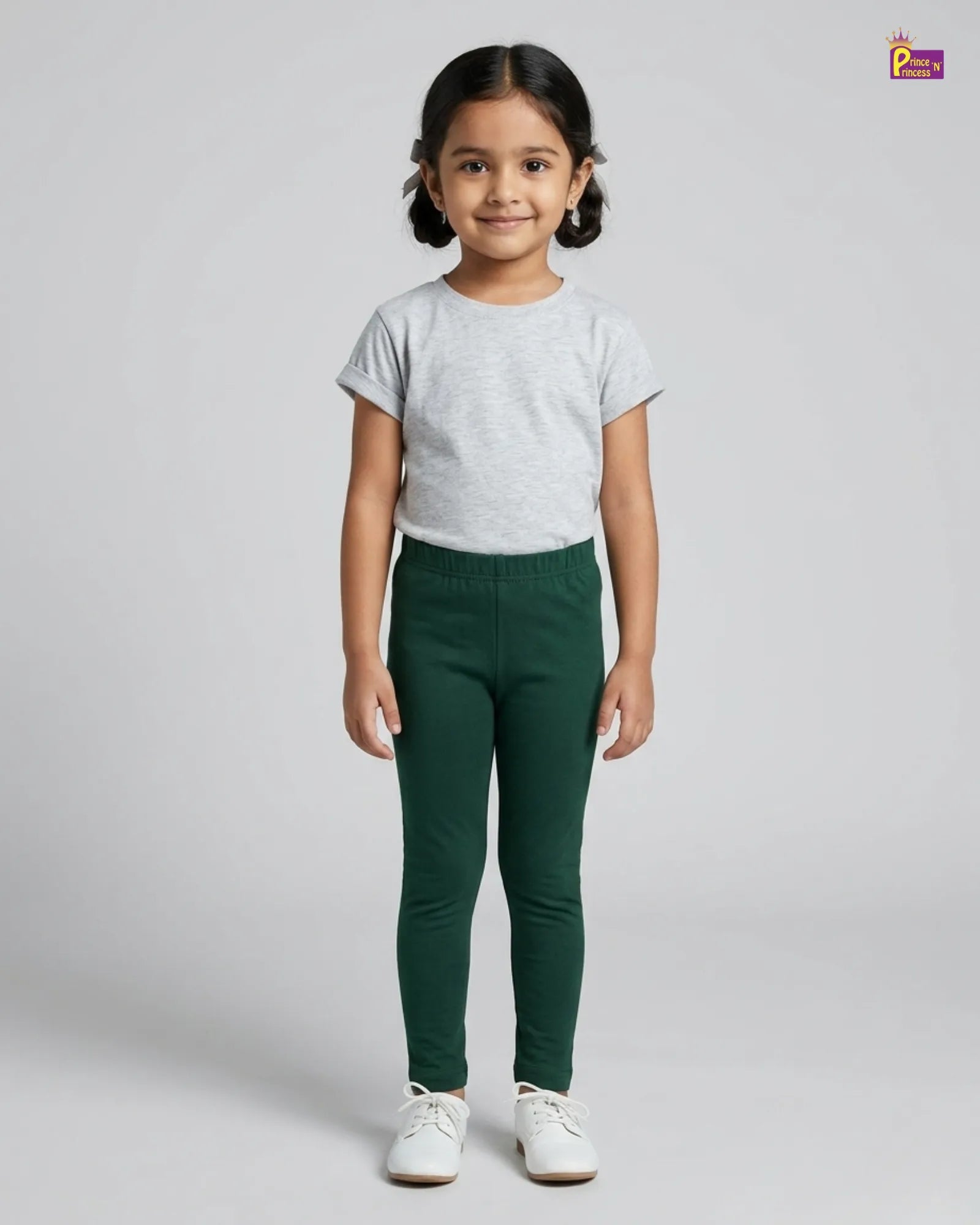 Girls Cotton Summer Wear Pant in Green GT019 for kids festival wear