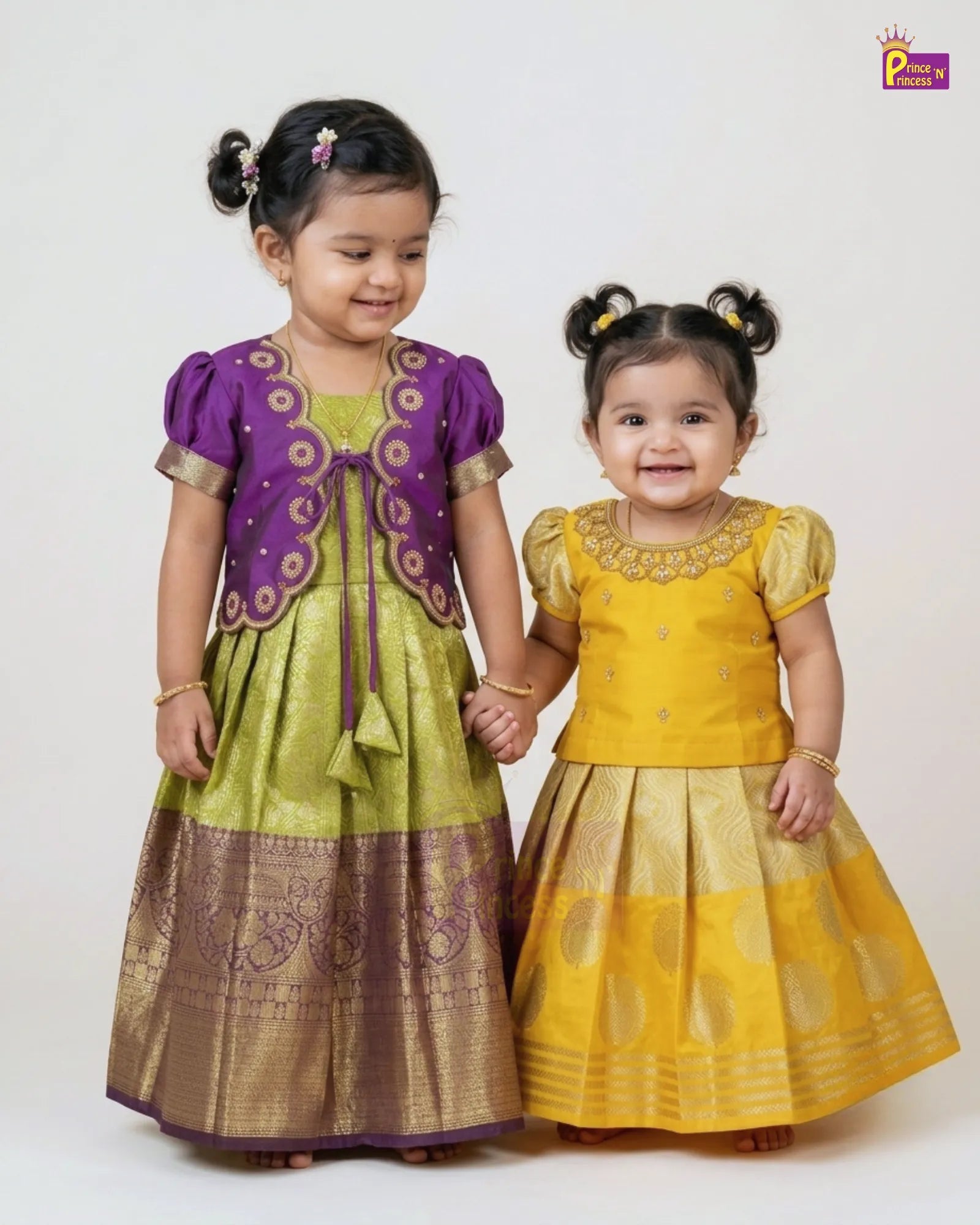 Girls Ethnic Wear Gift Box Combo | Naming Ceremony & First Birthday Gift GB-GT005 for kids festival wear