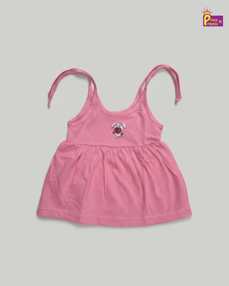 Girls Pink Knitted Frock KF053 - Prince N Princess