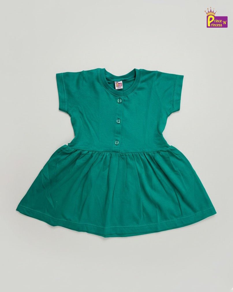Girls Rama Green Knitted Frock KF048 - Prince N Princess