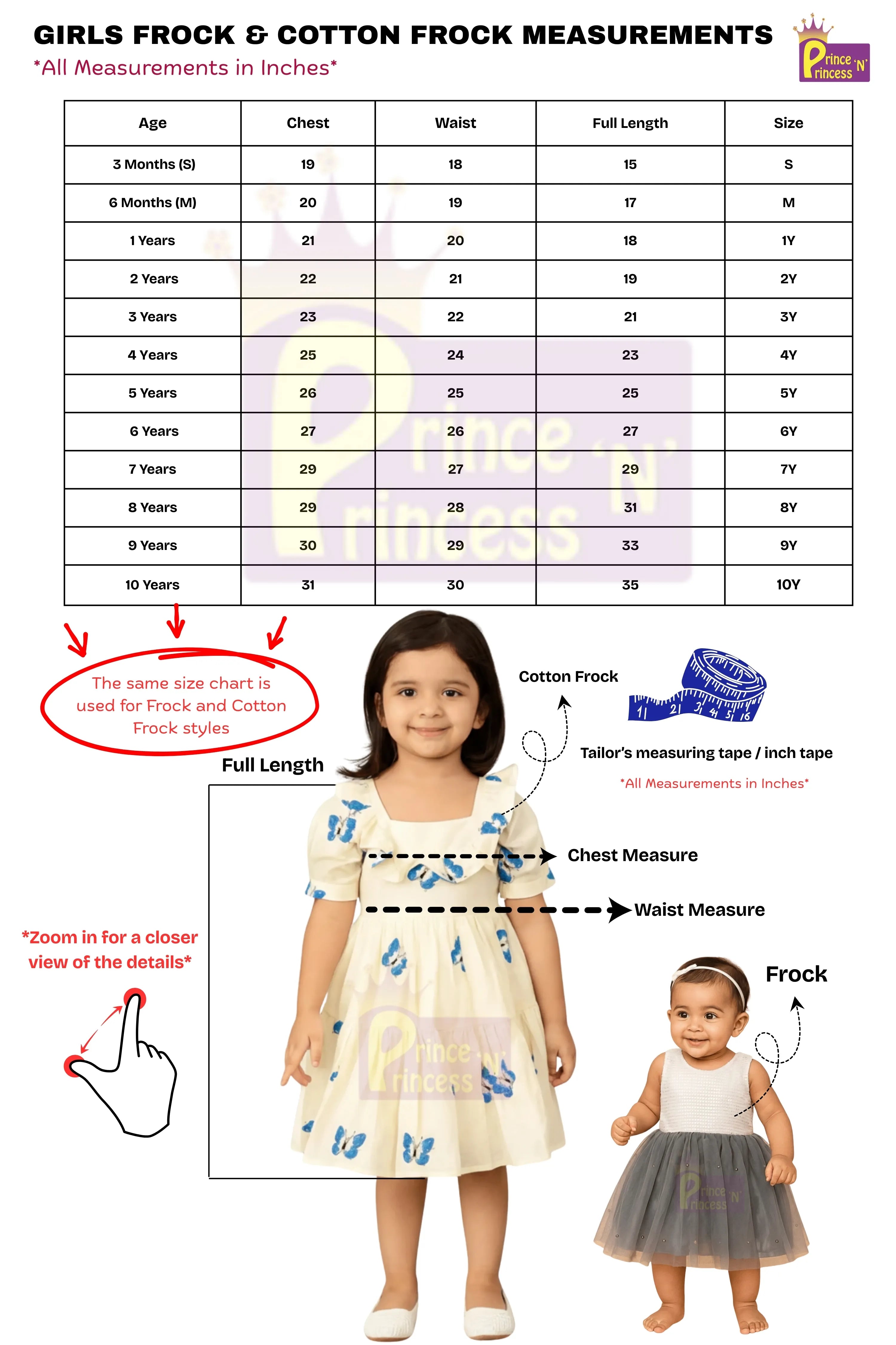 Girls Cotton Ikkat Knee Frock - Breathable Summer Dress for Kids CF397