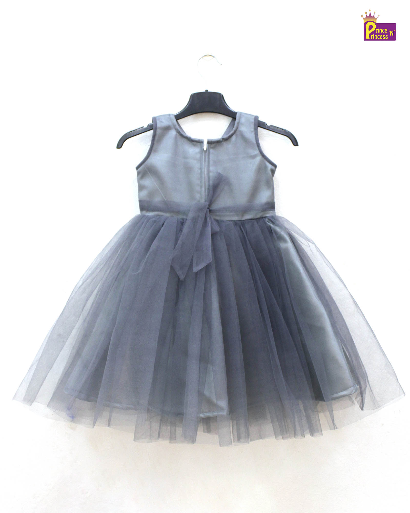 Kids Ash Netted Full Gown WGF033 - Prince N Princess