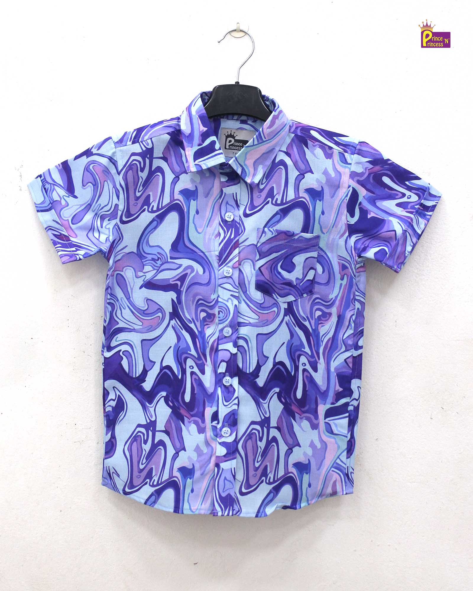 Kids Blue Trendy shirt ST210 - Prince N Princess