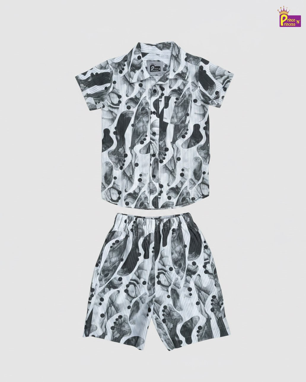 Kids Boys Popcorn Co - ord Set BS007 - Prince N Princess