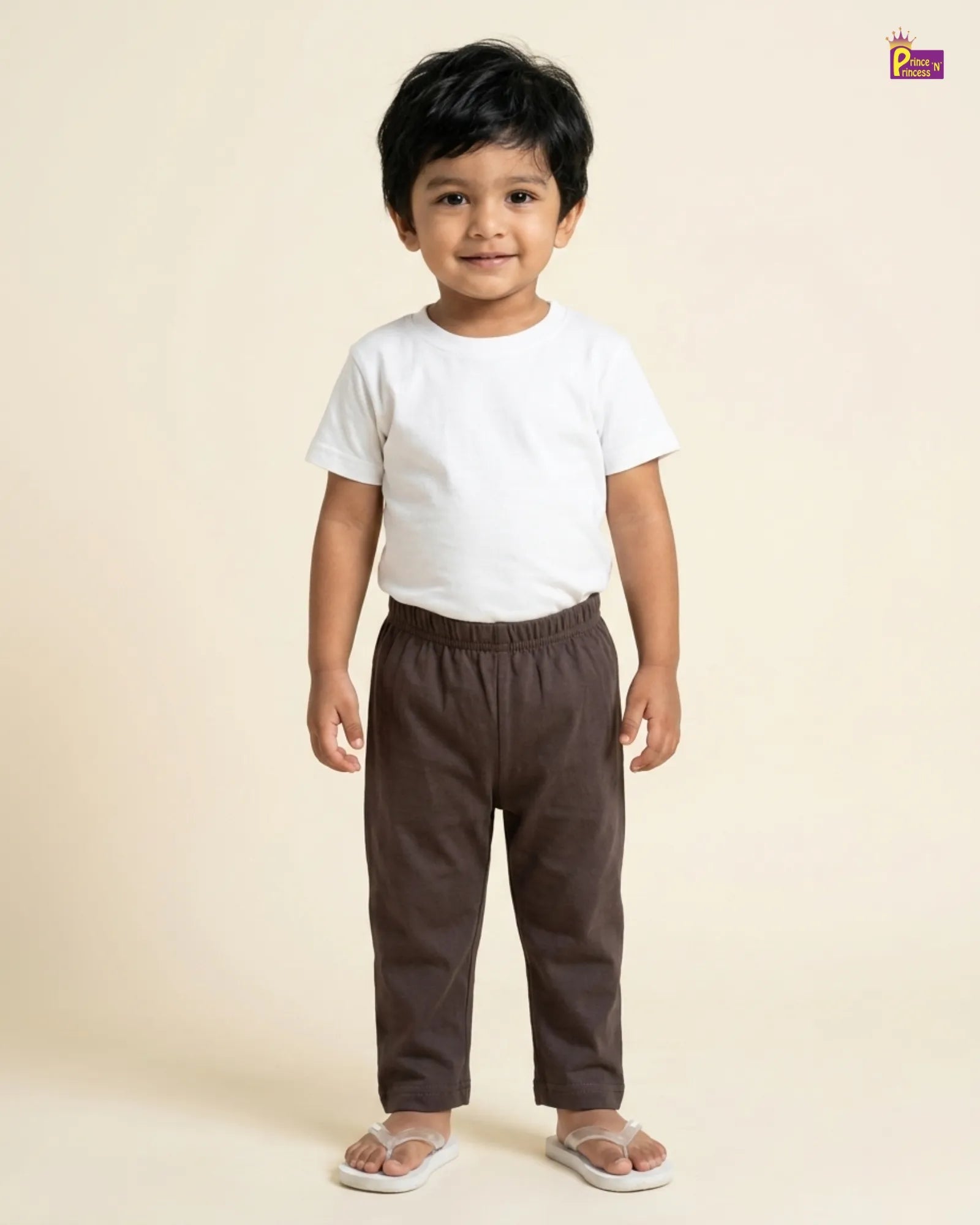 Kids Cotton Pant in Coffee Brown BP006 for kids festival wear