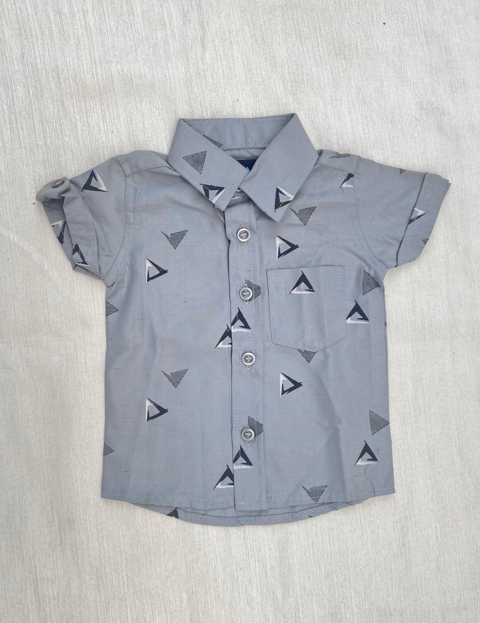 Kids Cotton Printed half Sleeve shirt ST041 - Prince N Princess