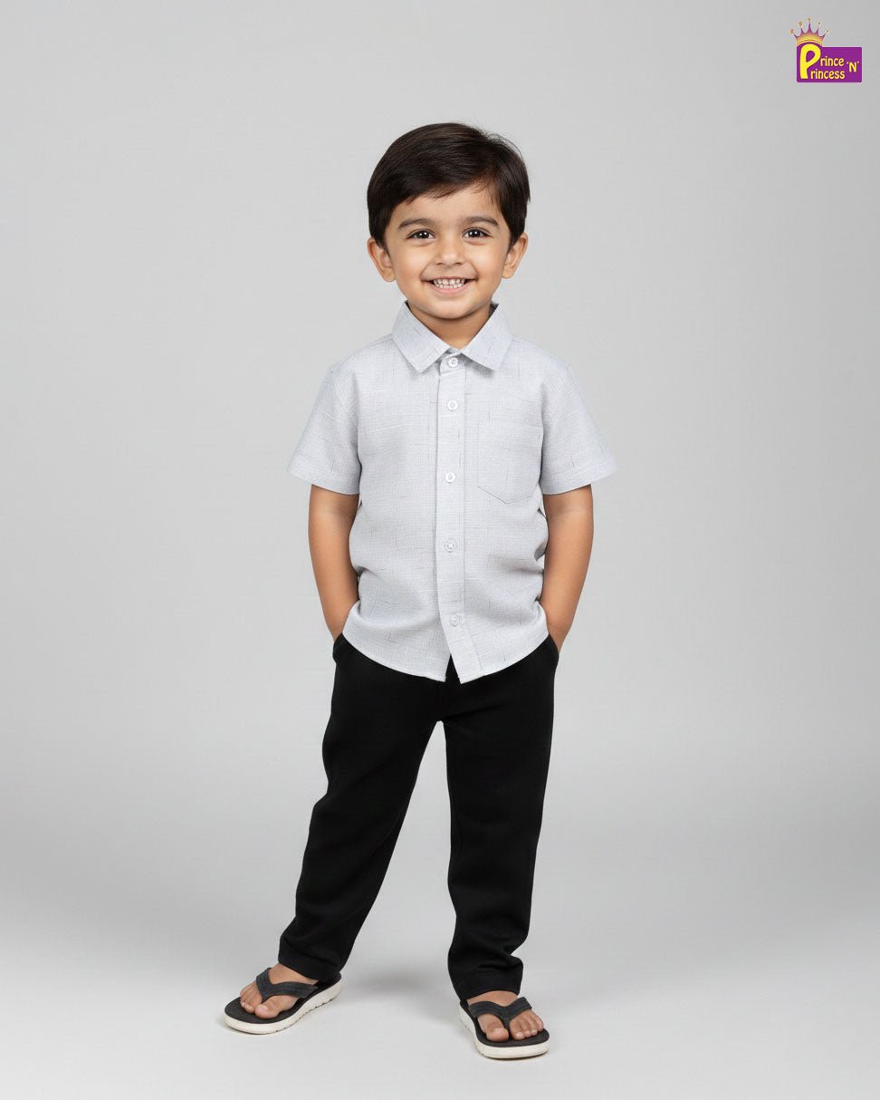 Kids Cotton Printed half Sleeve shirt ST076 - Prince N Princess