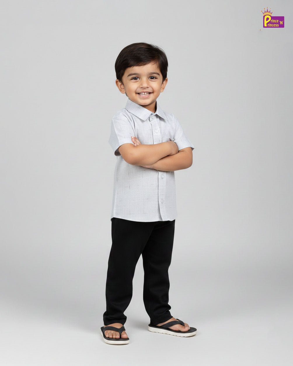 Kids Cotton Printed half Sleeve shirt ST076 - Prince N Princess