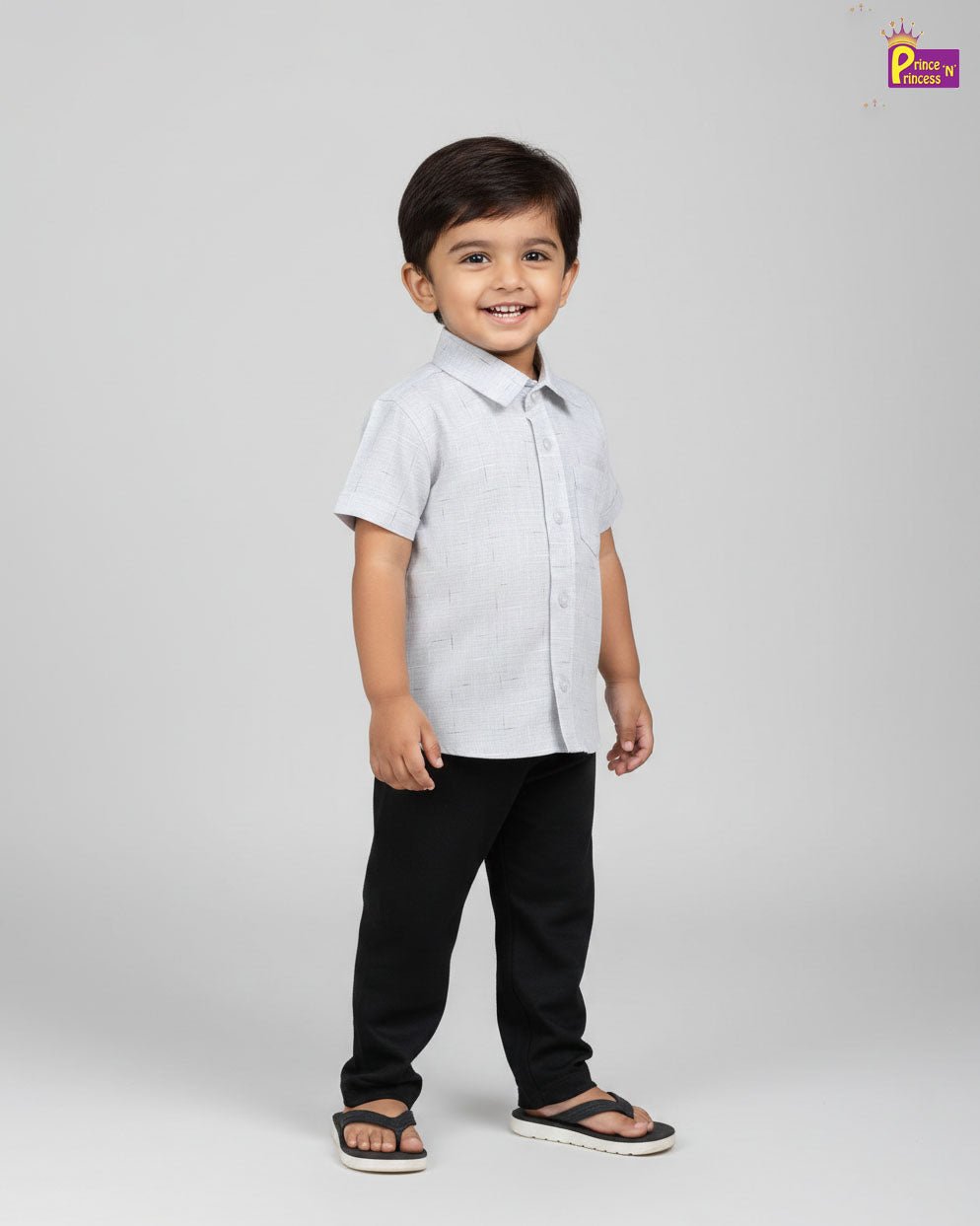 Kids Cotton Printed half Sleeve shirt ST076 - Prince N Princess