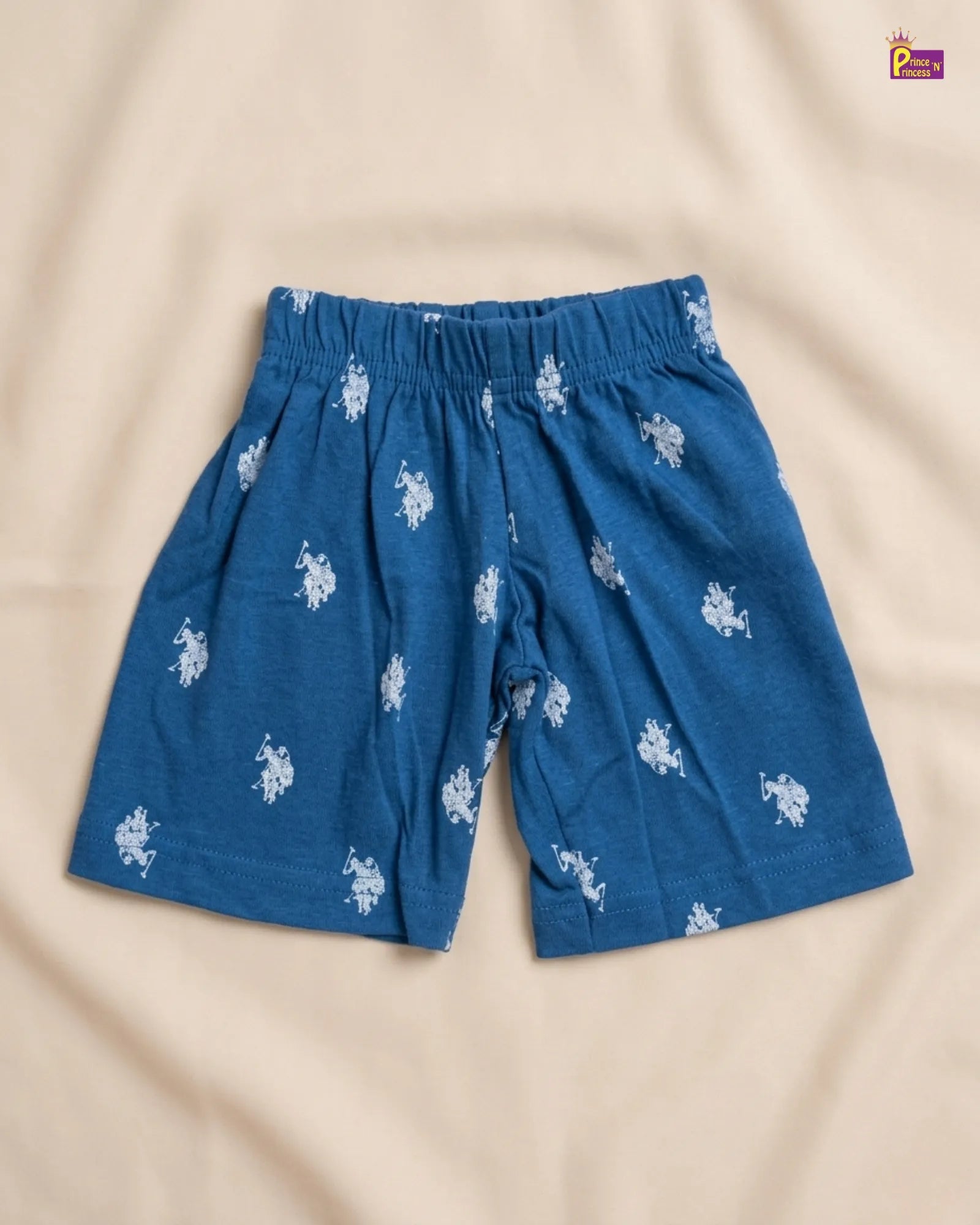 Kids Cotton Printed Trousers in Blue SH021 for kids festival wear