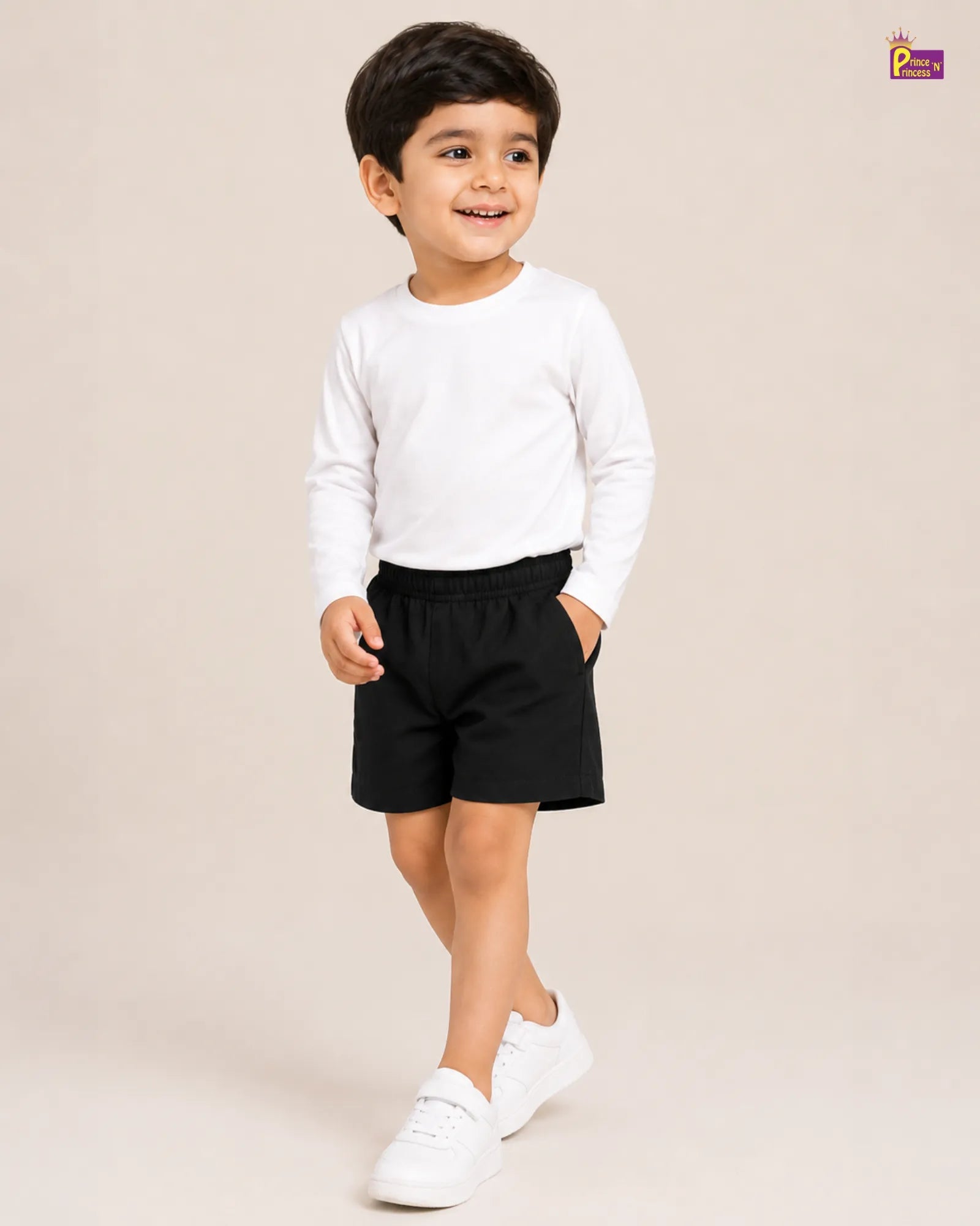 Kids Cotton Trousers in Black SH024 for kids festival wear
