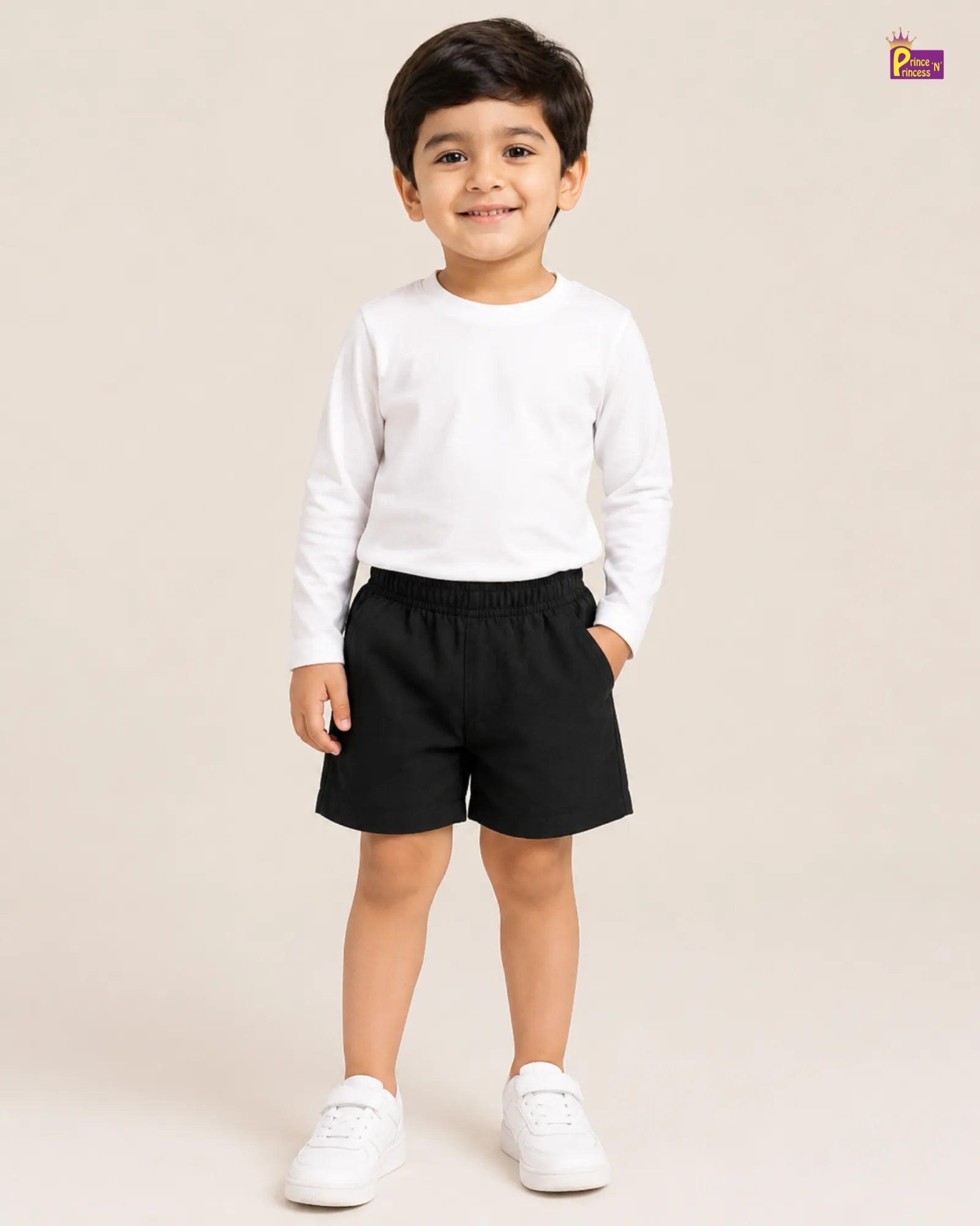 Kids Cotton Trousers in Black SH024 for kids festival wear