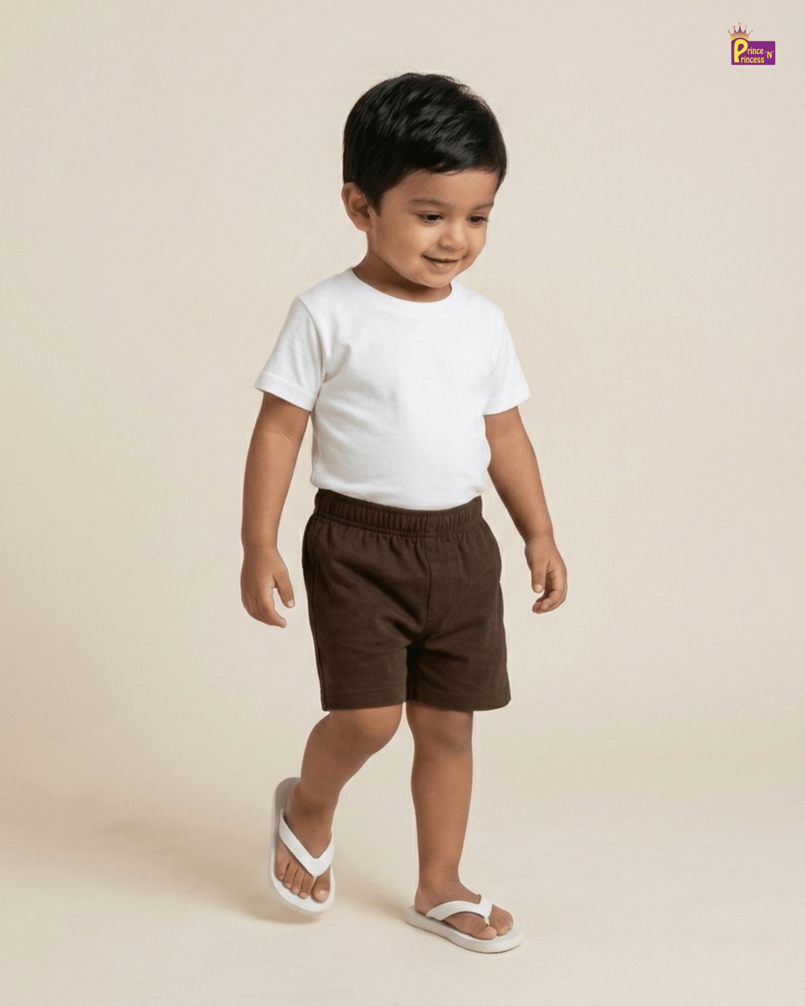 Kids Cotton Trousers in Brown SH038 for kids festival wear