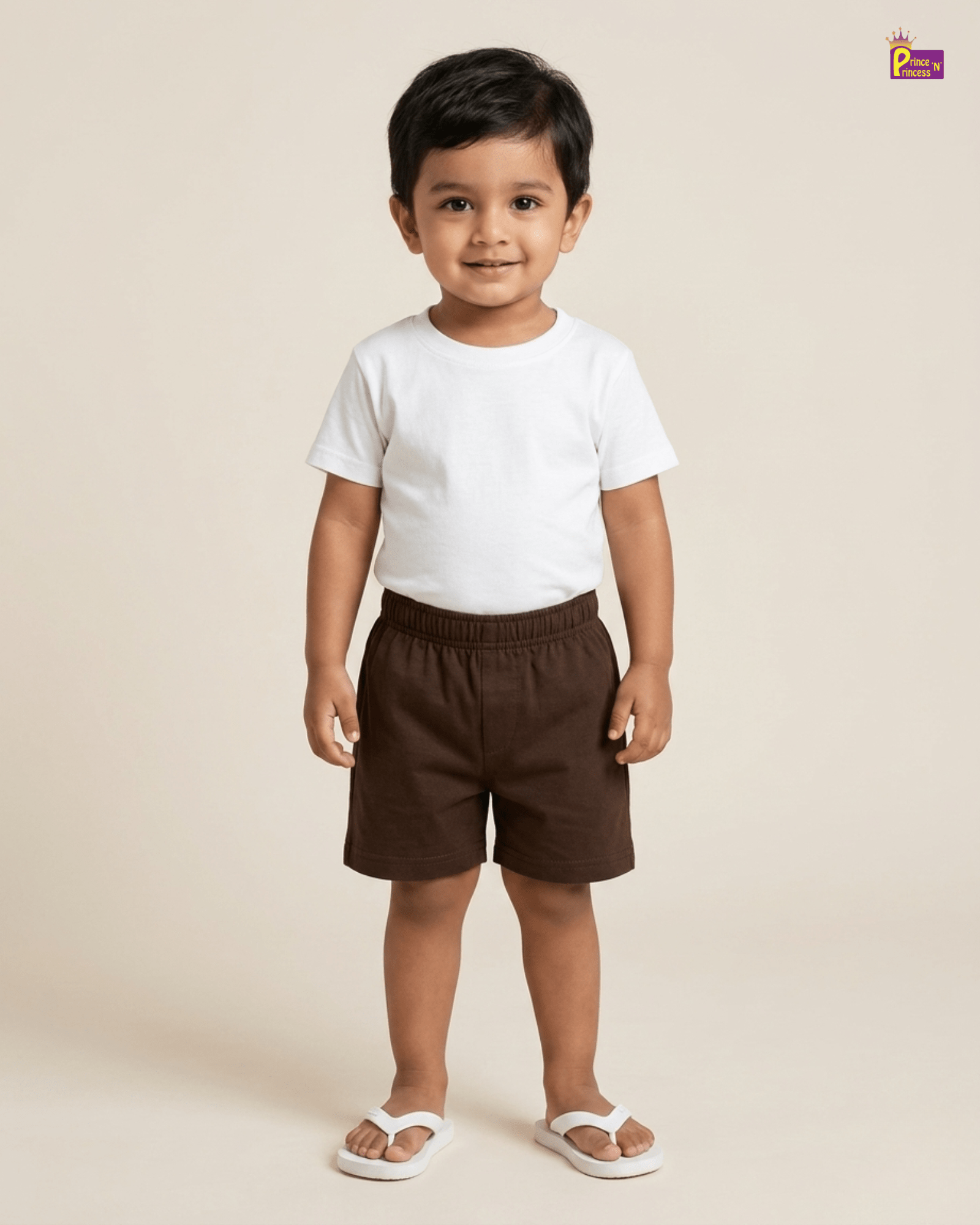 Kids Cotton Trousers in Brown SH038 for kids festival wear