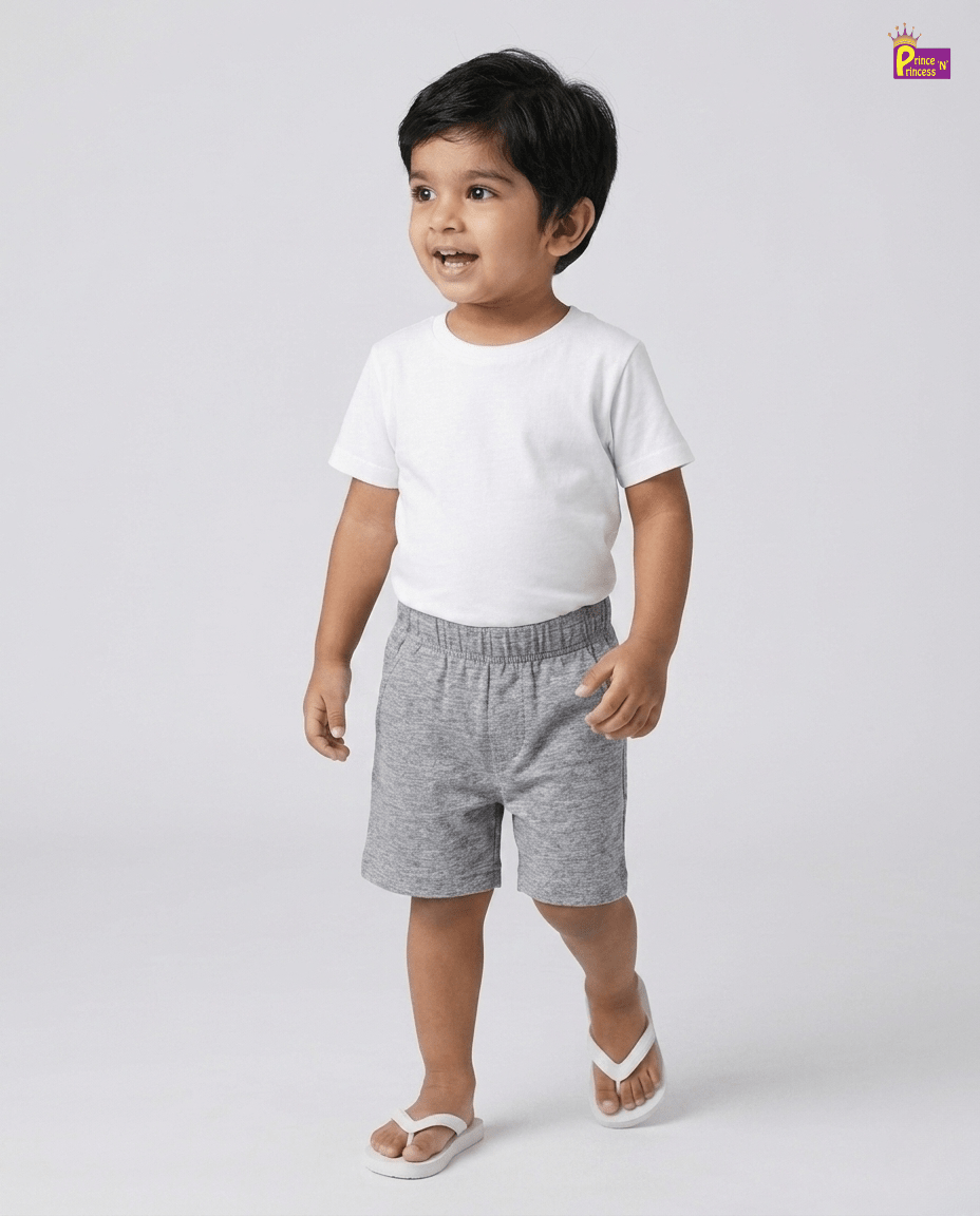 Kids Cotton Trousers in Grey SH030 for kids festival wear