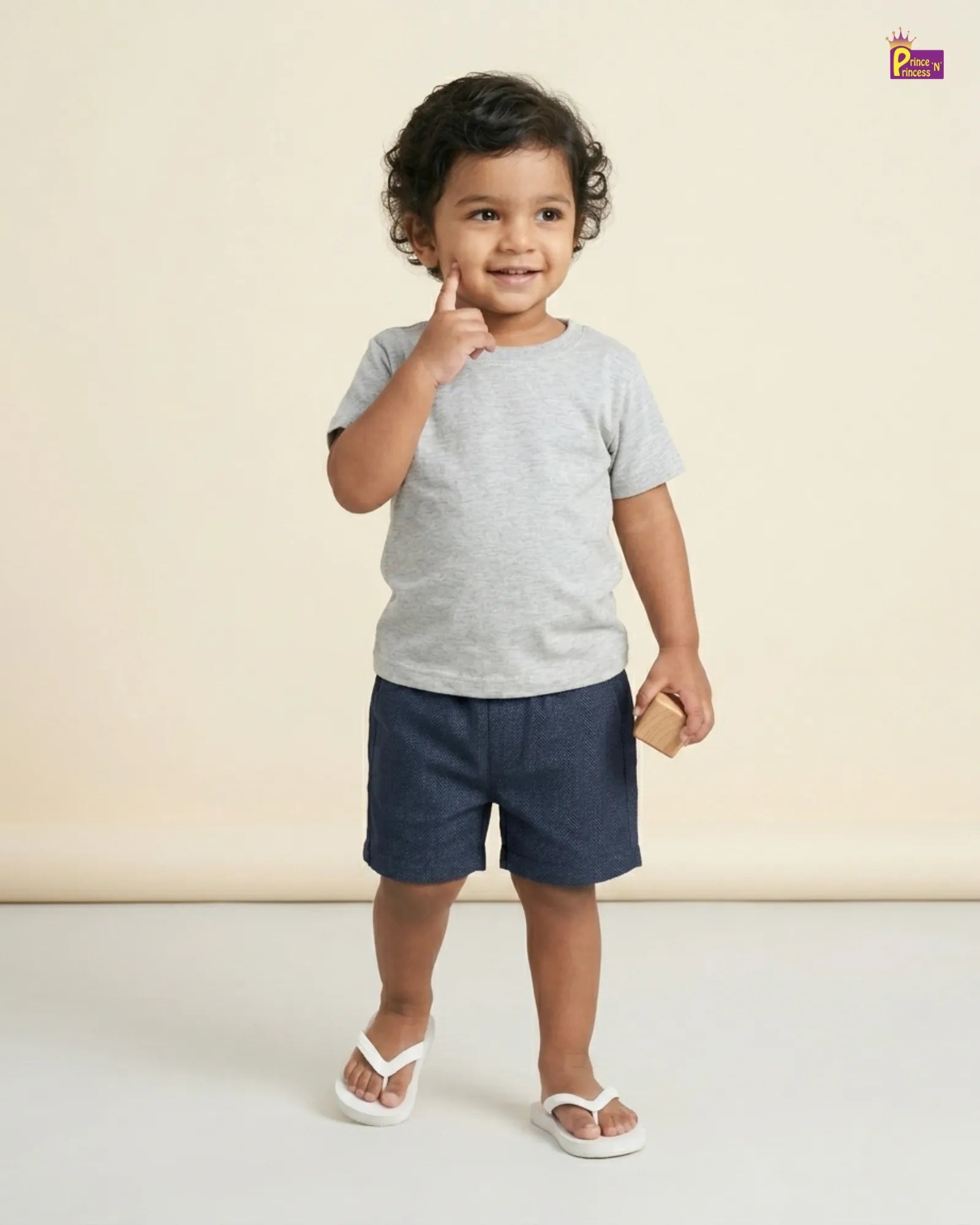 Kids Cotton Trousers in Navy SH063 for kids festival wear