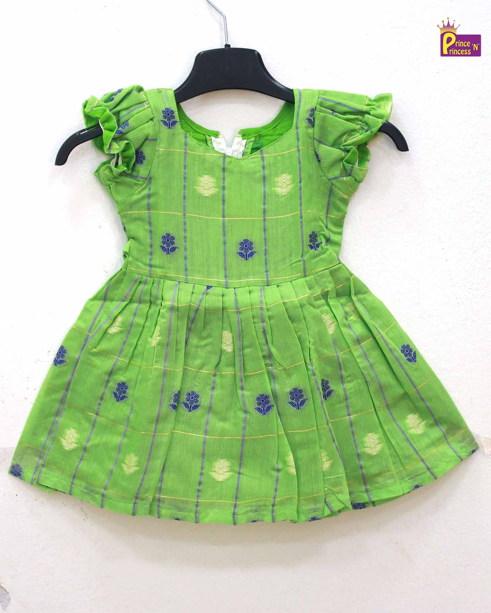 Kids Green Party Frock CF144 - Prince N Princess