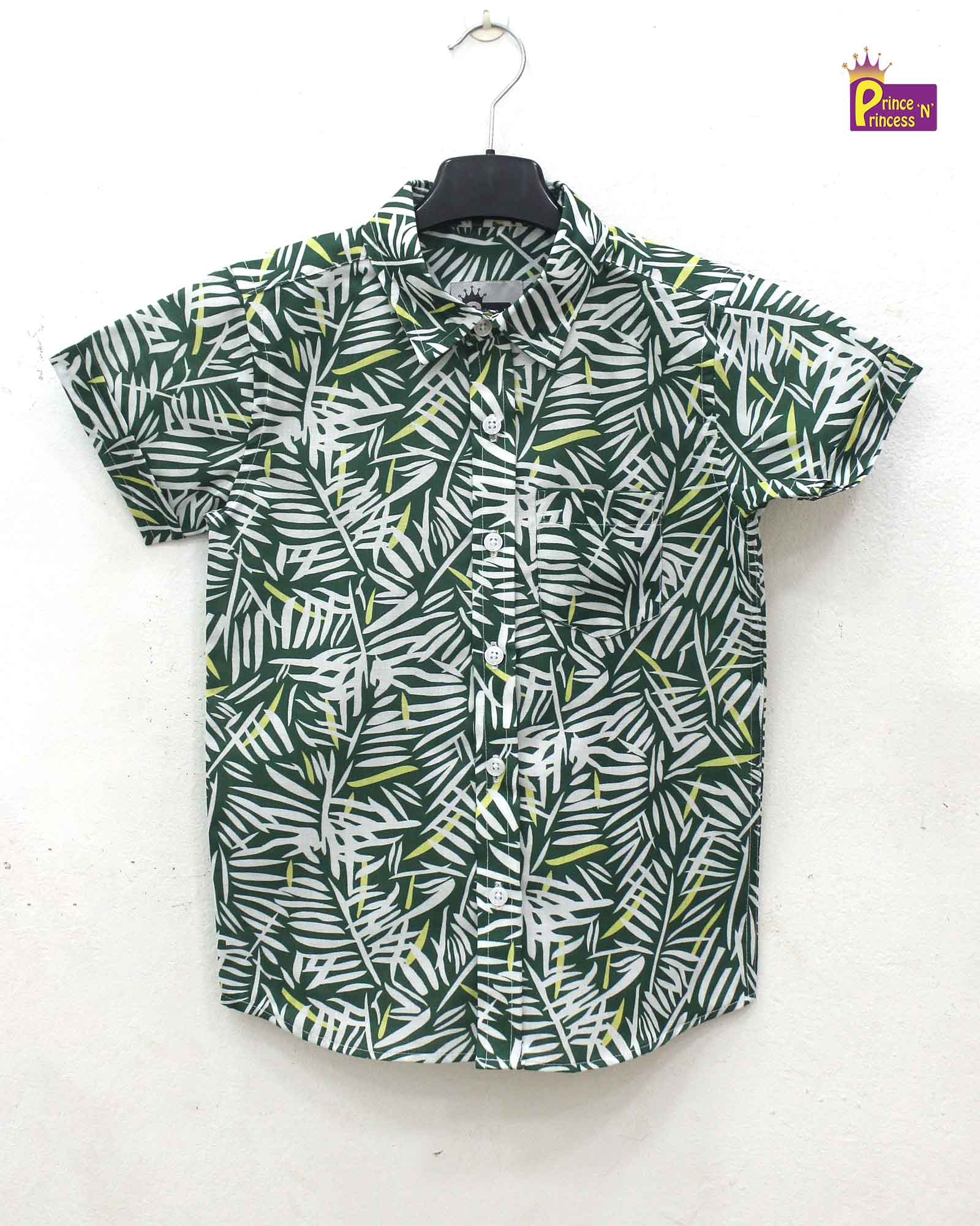 Kids Green Trendy shirt ST208 for kids festival wear
