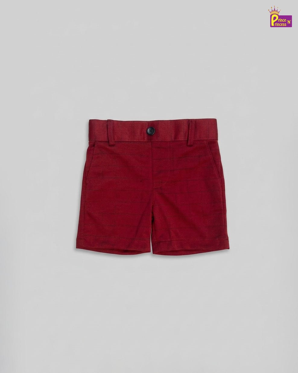 Kids Lycra Trousers in Maroon SH031 - Prince N Princess