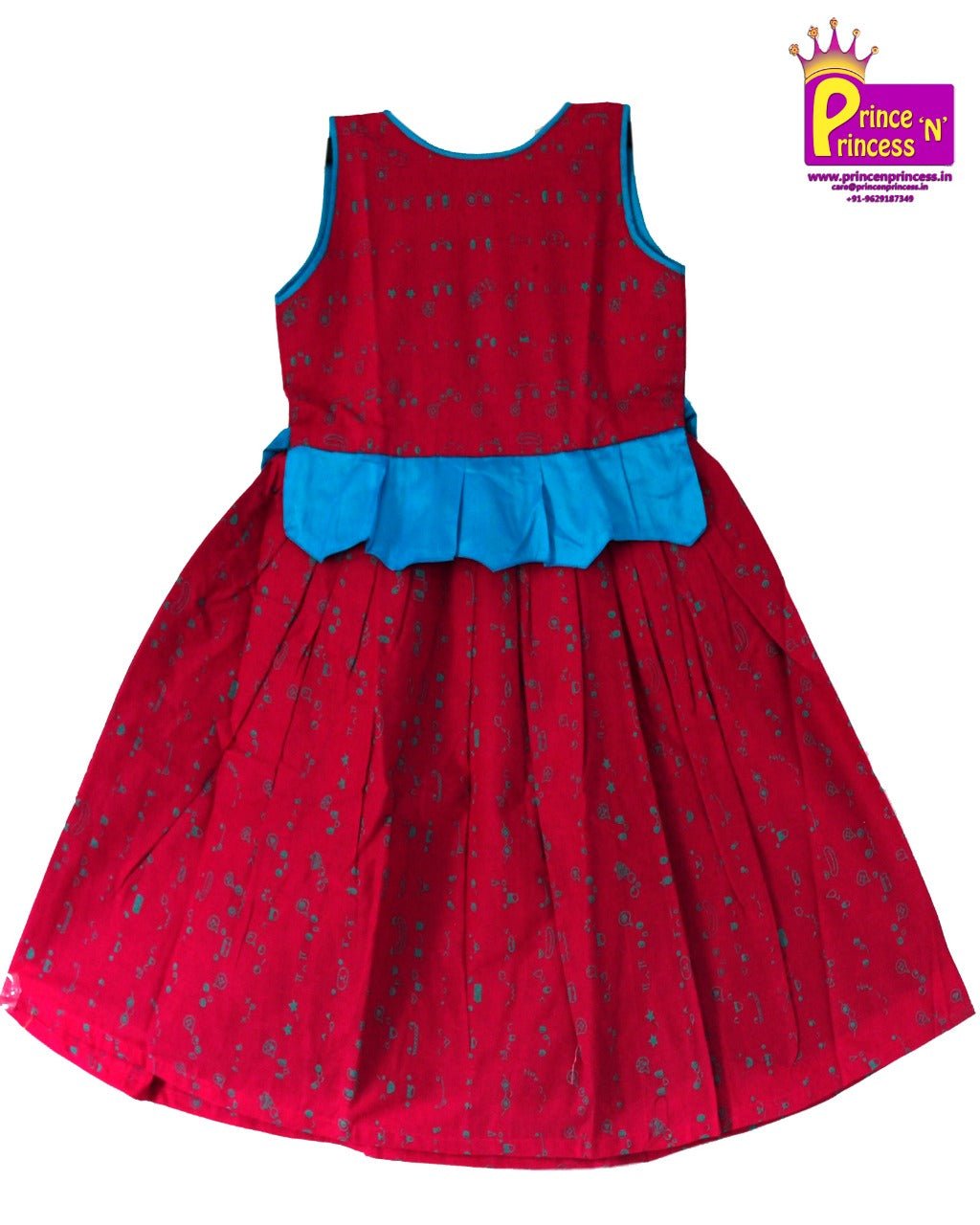 Kids Pink Cotton Frock CF059 - Prince N Princess