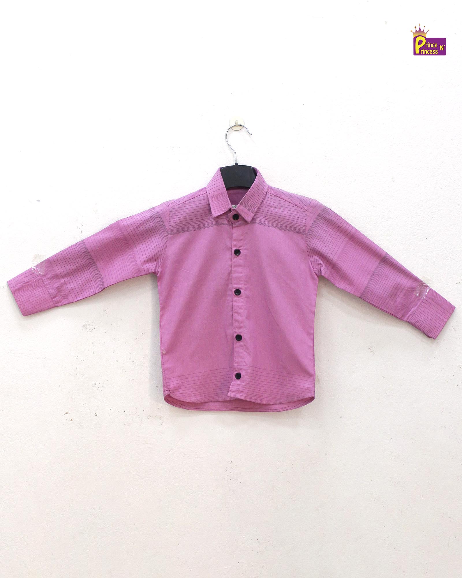 Kids Pink Cotton Shirt ST182 - Prince N Princess