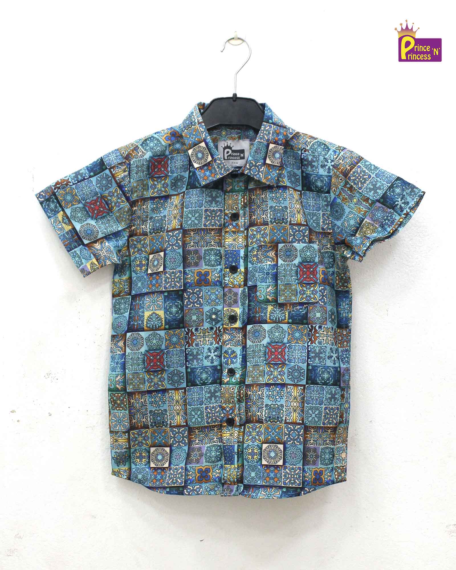 Kids Rama Blue Trendy shirt ST207 - Prince N Princess
