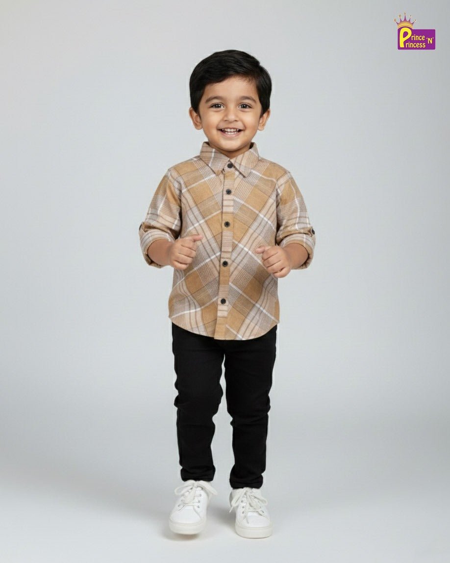 Kids Sandal Cotton Shirt ST215 - Prince N Princess