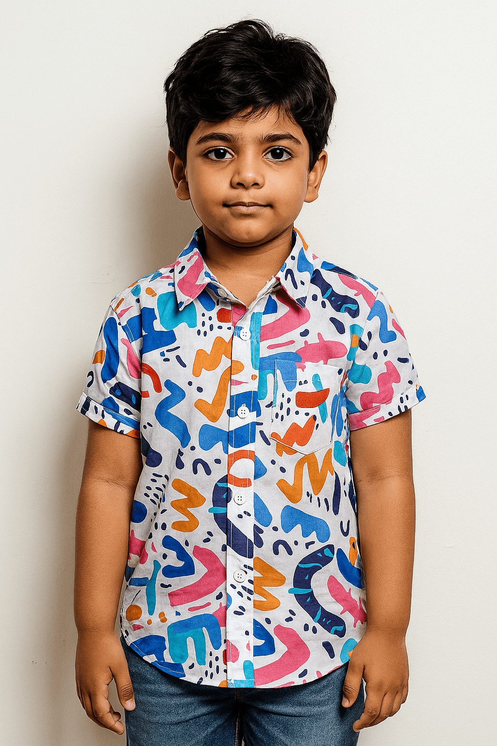 Kids White Trendy shirt ST211 - Prince N Princess