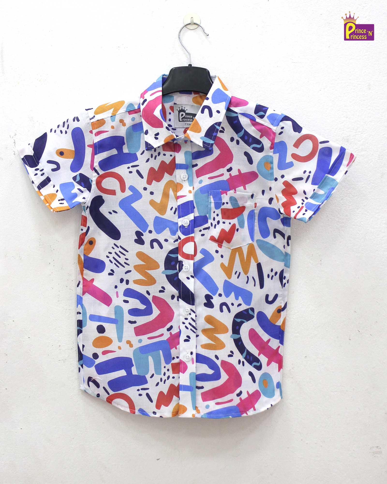 Kids White Trendy shirt ST211 - Prince N Princess