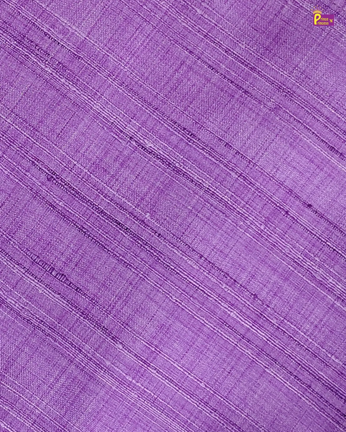 A close-up of a purple woven fabric with a subtle diagonal textured pattern.