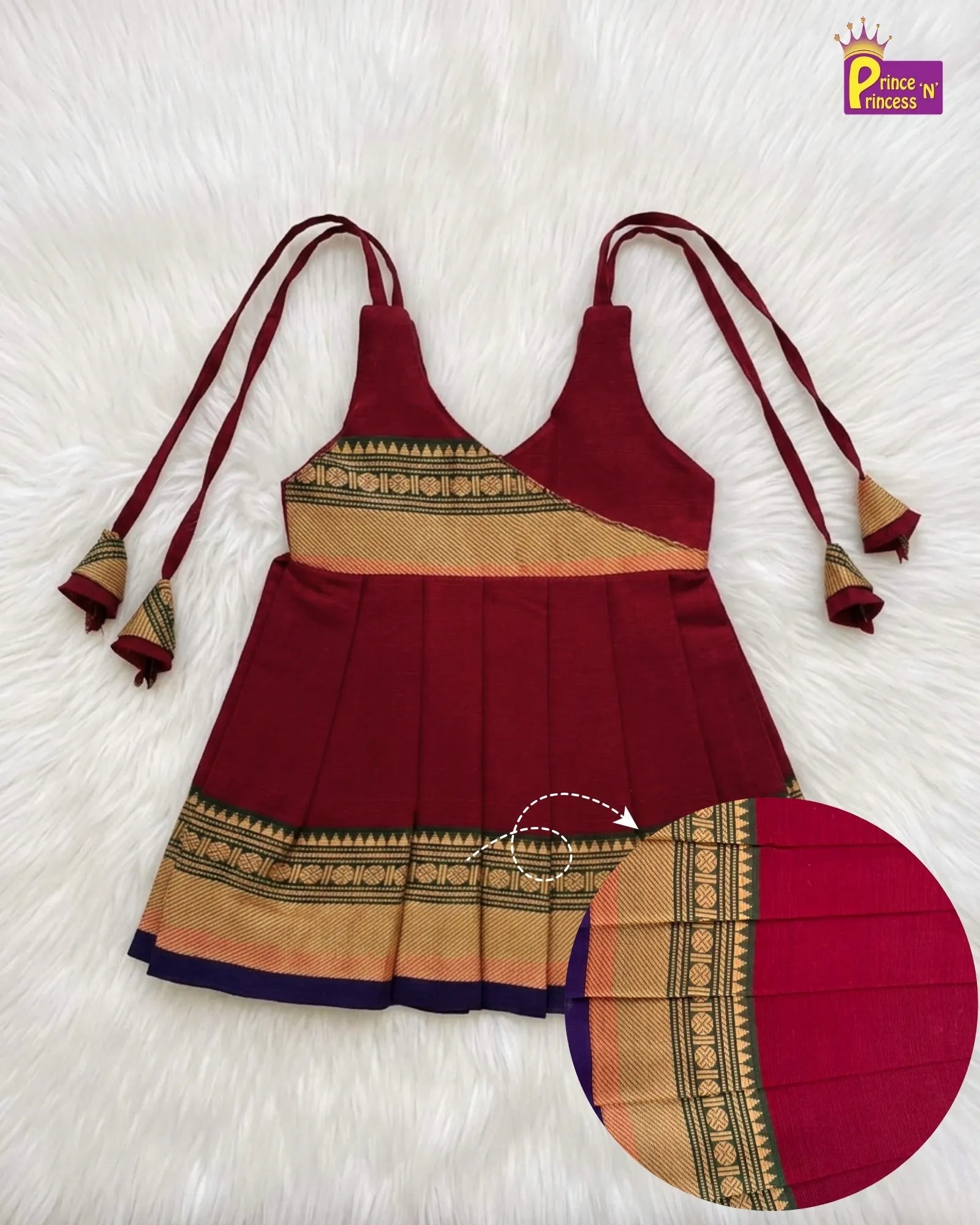 Luxury Baby Girl Birthday & Naming Ceremony Royal Moments GiftBox (0 - 1 Year Ethnic Wear) GB - GT004 - Prince N Princess