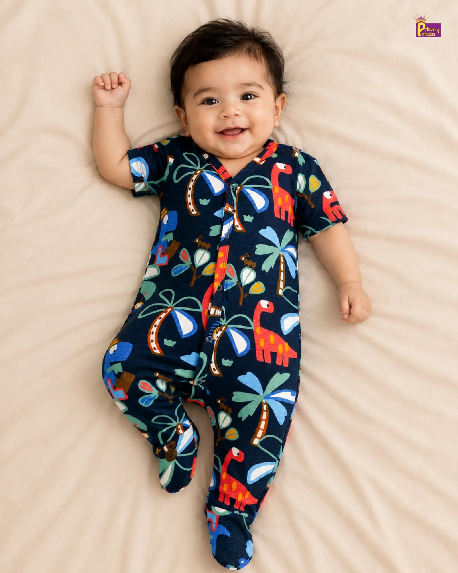 New Born Blue Knitted Body Suit PR003 for kids festival wear
