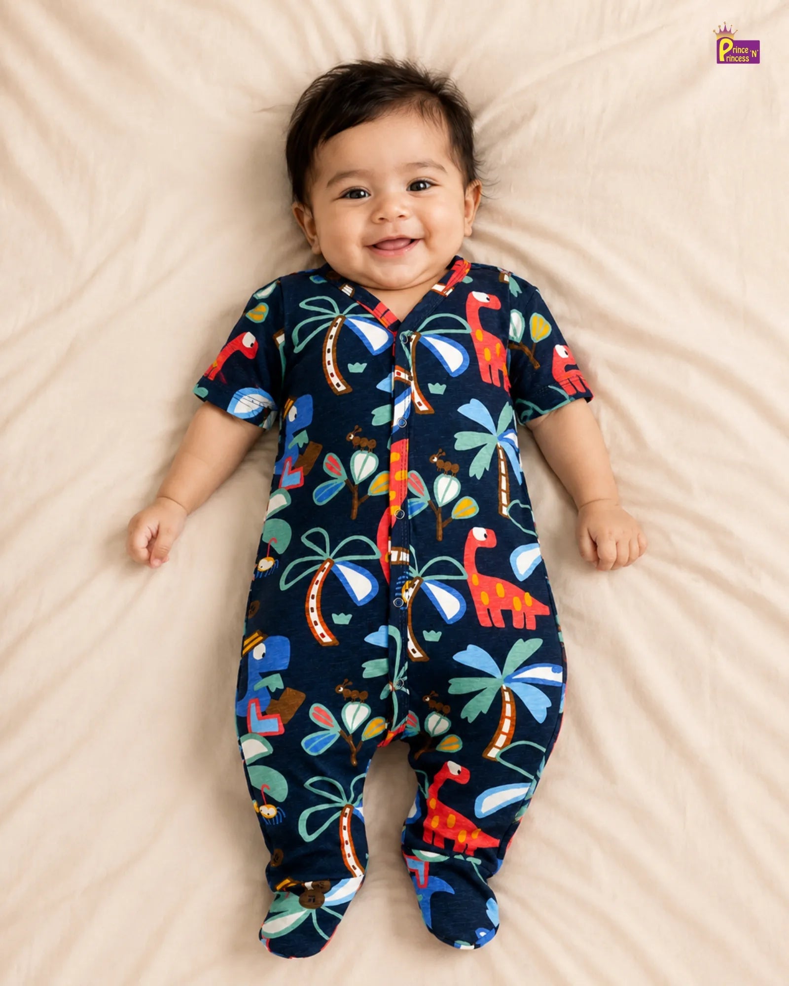 New Born Blue Knitted Body Suit PR003 for kids festival wear