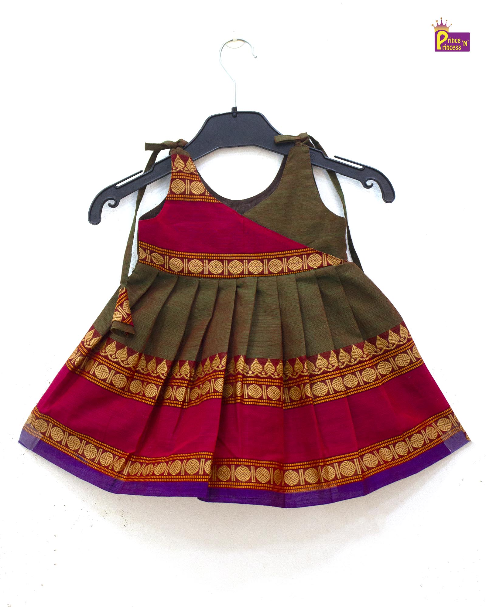 New born Chettinad Cotton Frock LF1415 - Prince N Princess