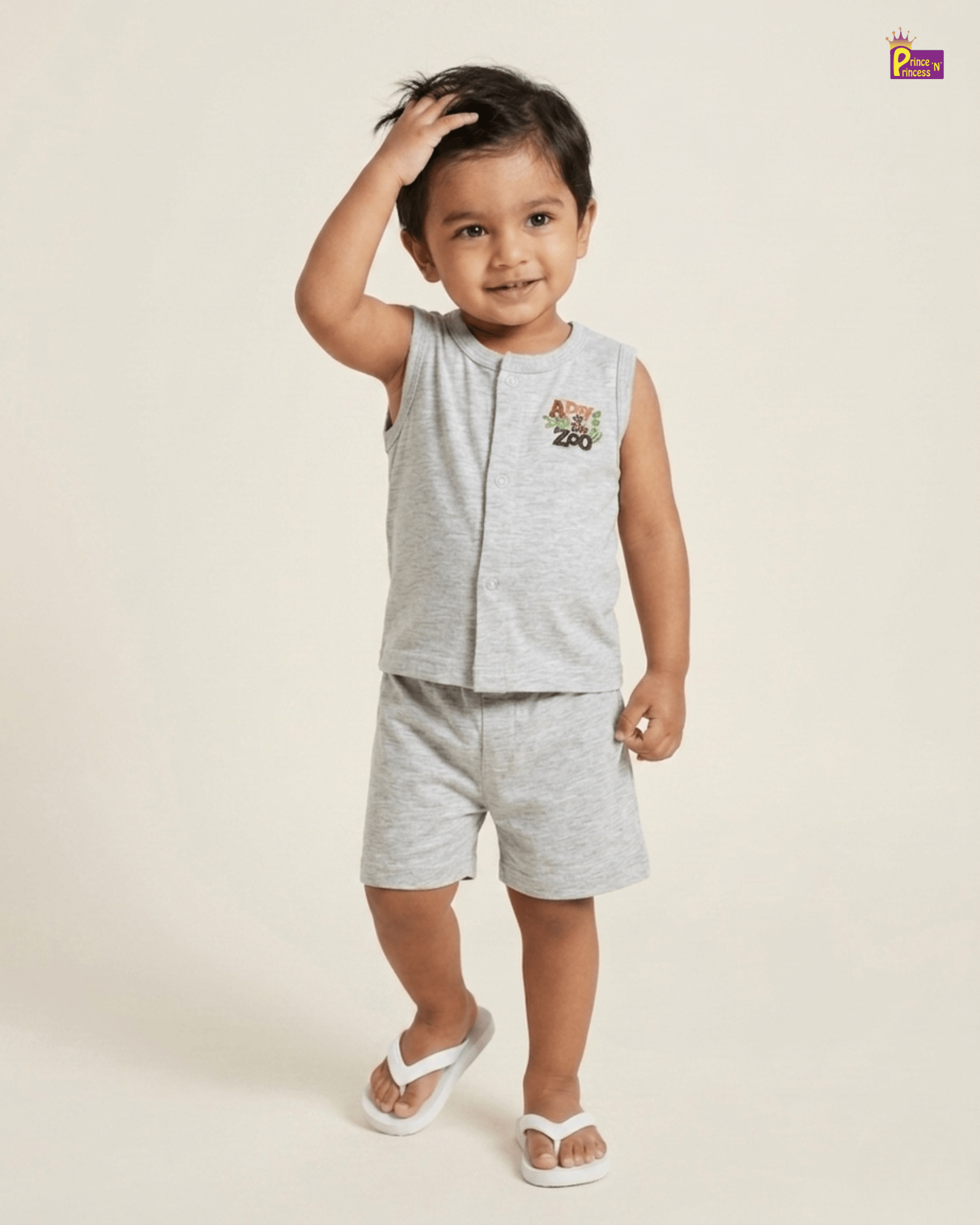 New born Grey jabla JB155 for kids festival wear