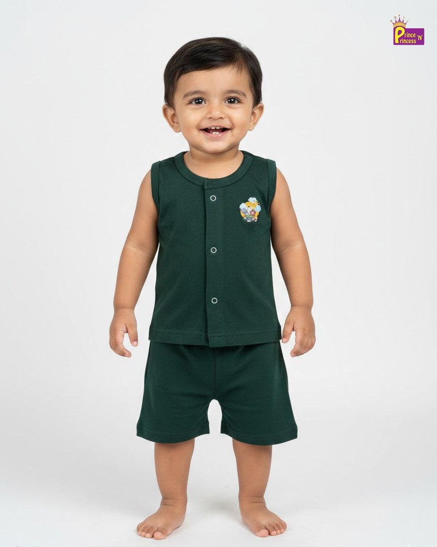 New Born Jabla Dark Green - Unisex JB146 - Prince N Princess