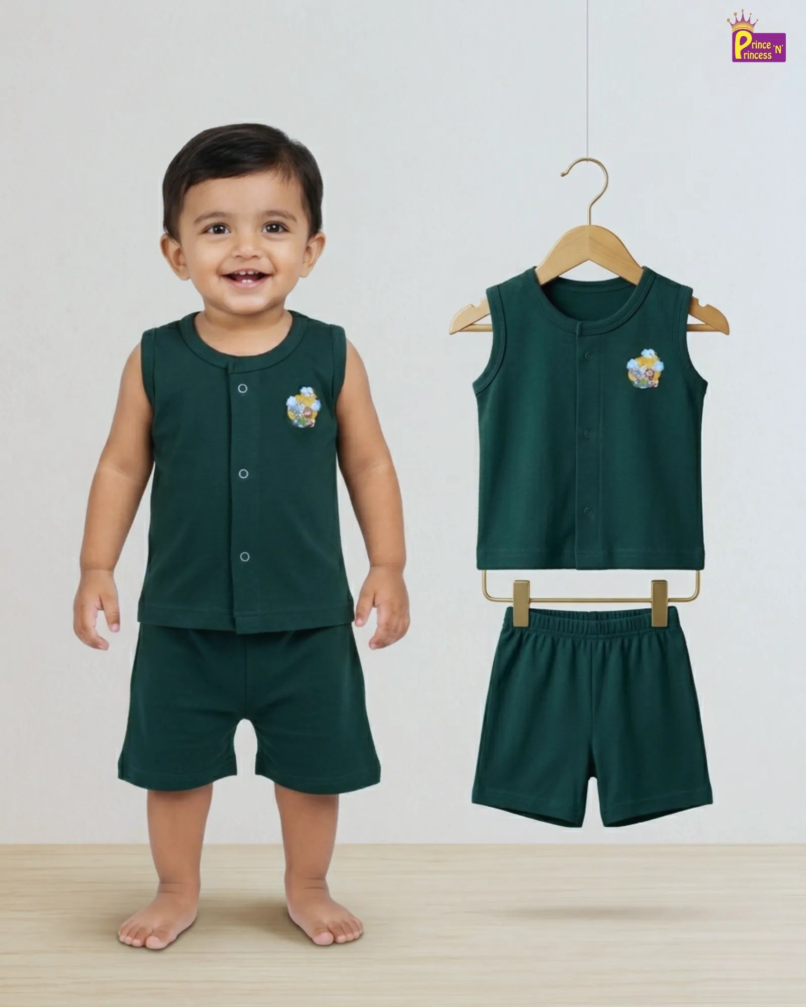 New Born Jabla Dark Green - Unisex JB146 - Prince N Princess