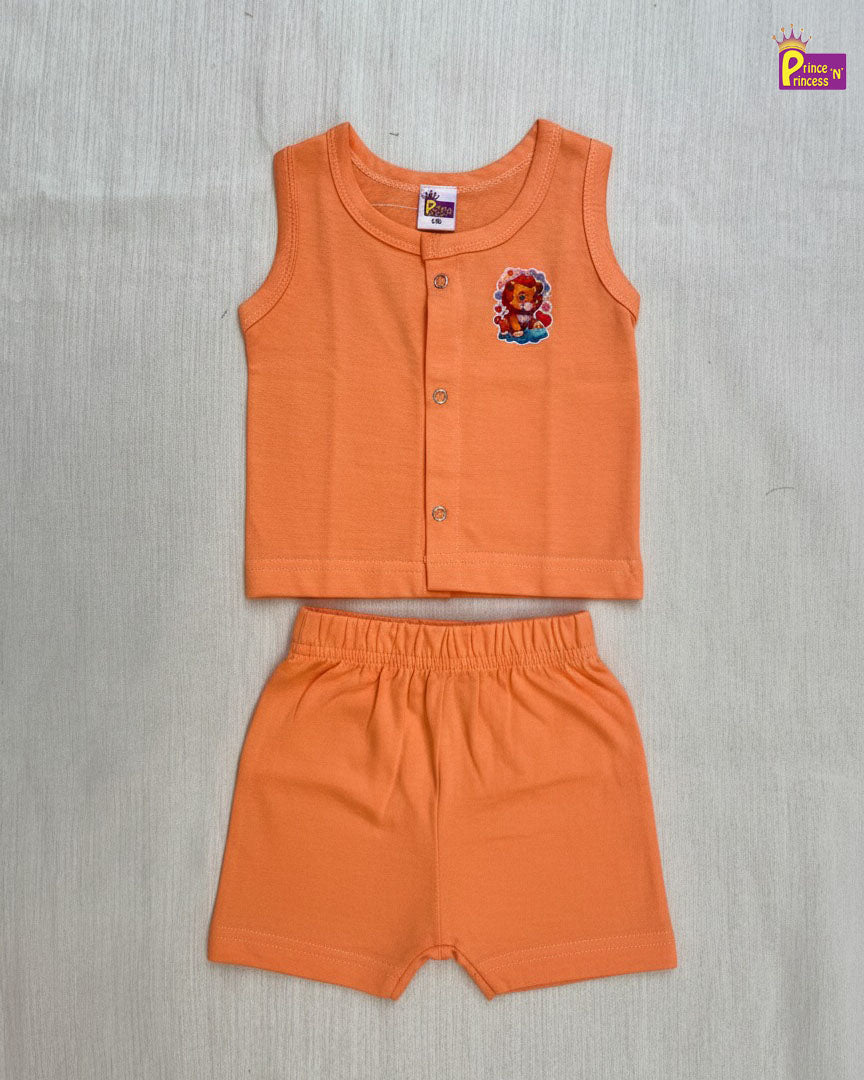 New Born Jabla Peach Orange - Unisex JB114 - Prince N Princess