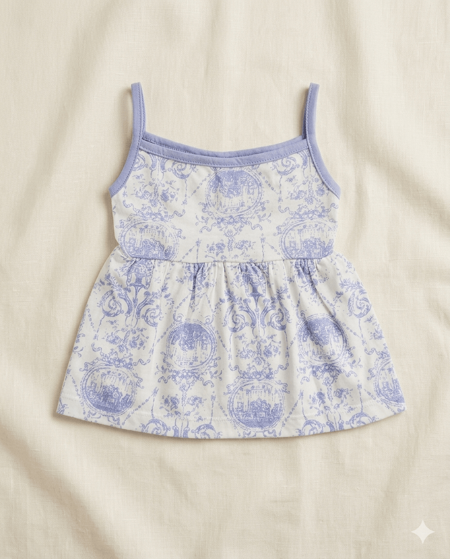New Born Jabla White with Light Blue JB015 for kids festival wear