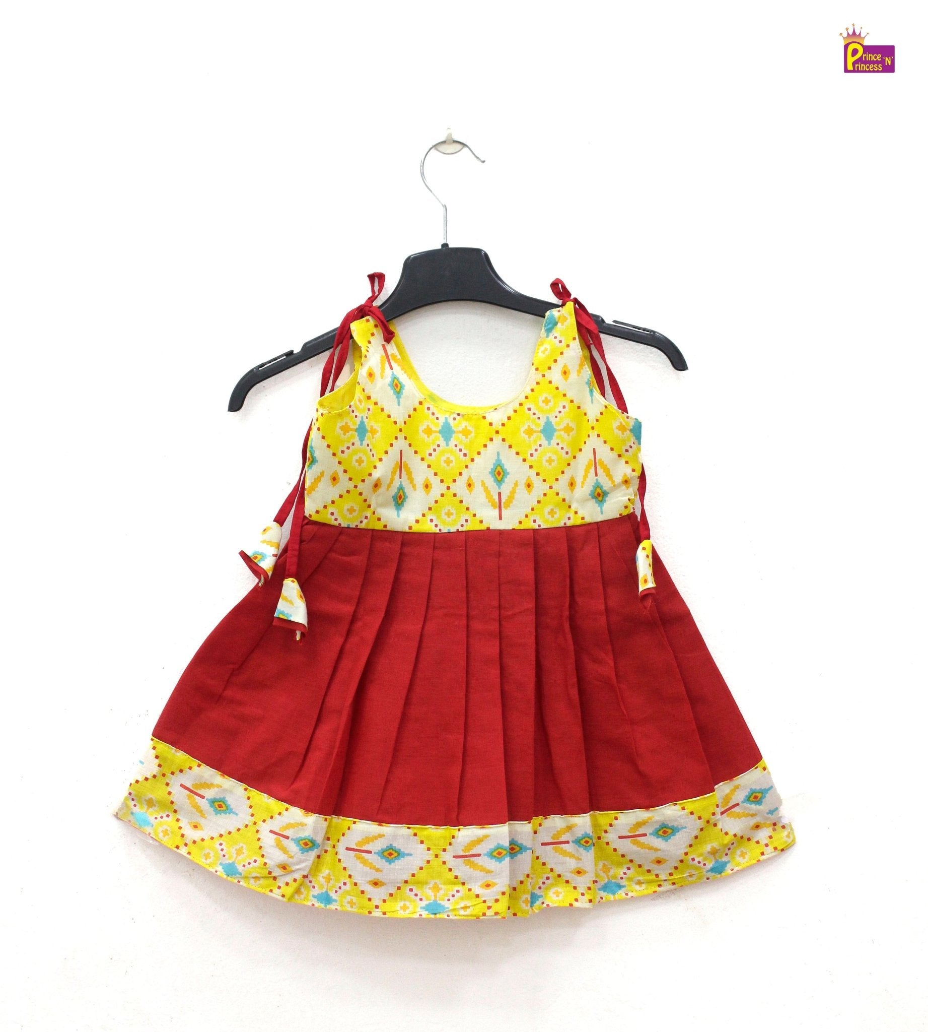 New Yellow And Red Raw Silk LF1283 - Prince N Princess