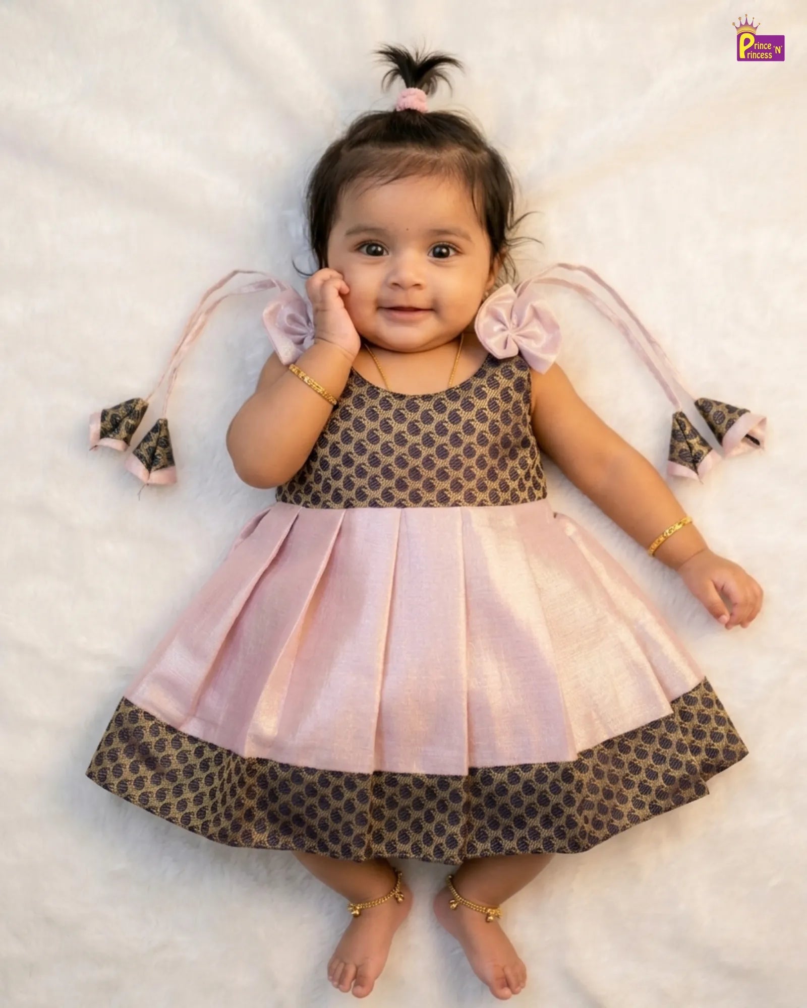 Newborn Naming Ceremony Dress Dusty Pink