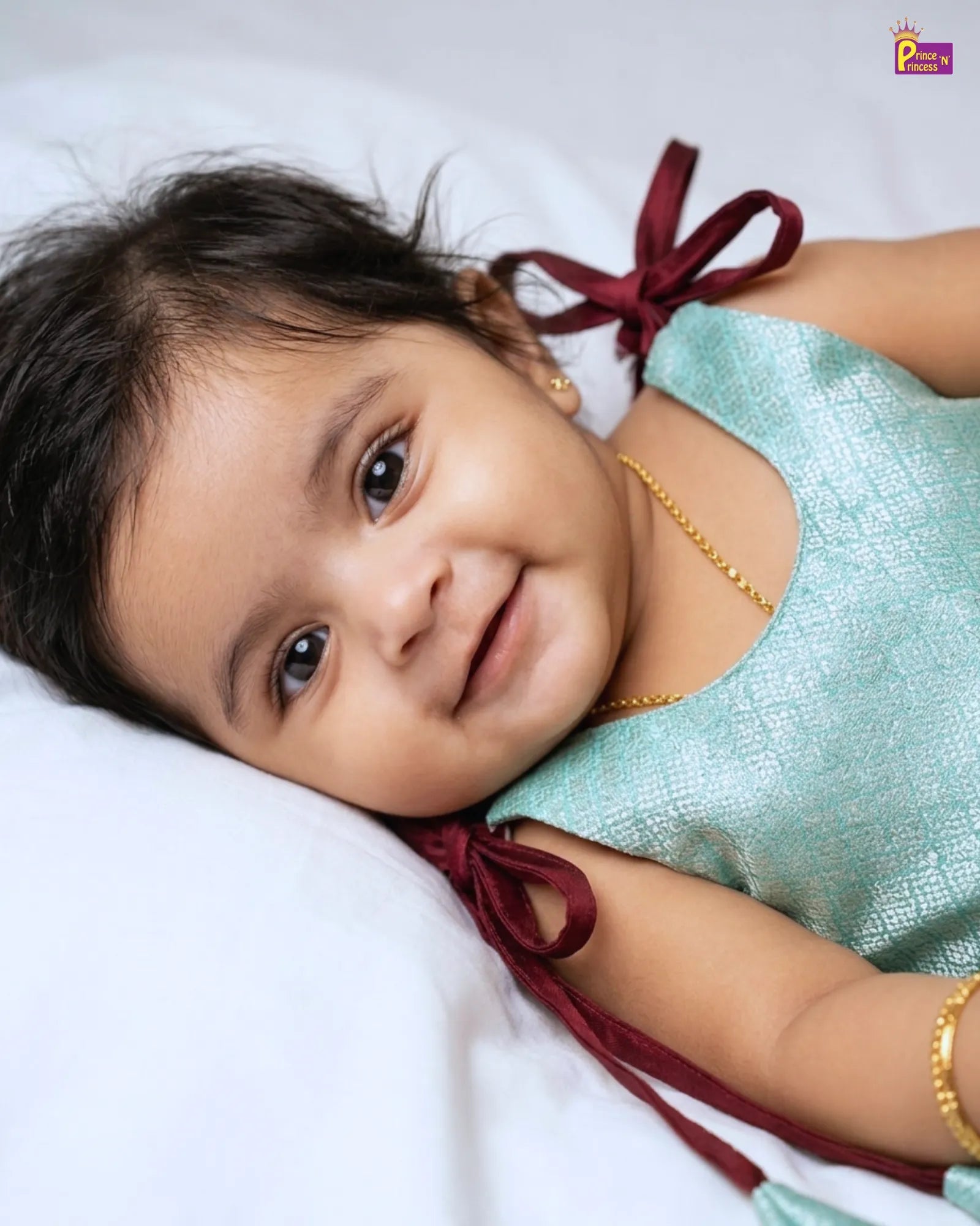 Newborn Baby Girl Maroon Peplum Pattu Frock – Silver Border Dress LF2010 for kids festival wear
