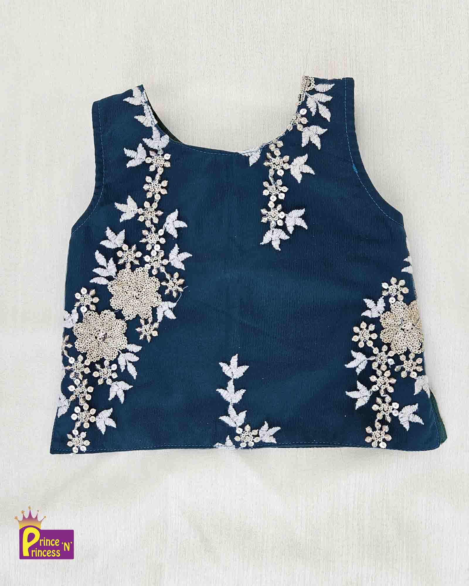 Peacock Blue emproidery ethnic Lehenga Choli LC221 - Prince N Princess