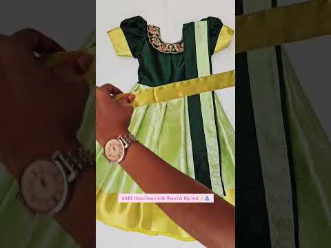 New Kids Green Traditional Gown PG573