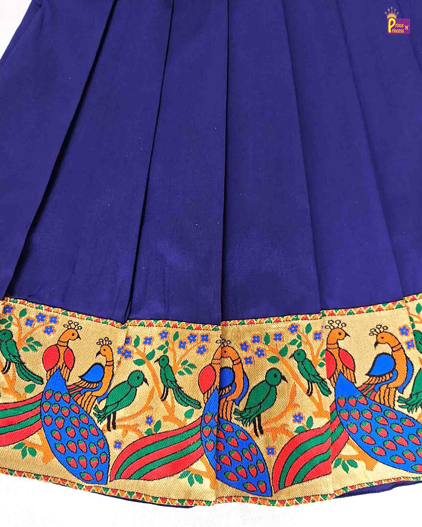 Prince N Princess Kids Magenta Whine Traditional Pattu Pavadai PPP1577 - Prince N Princess