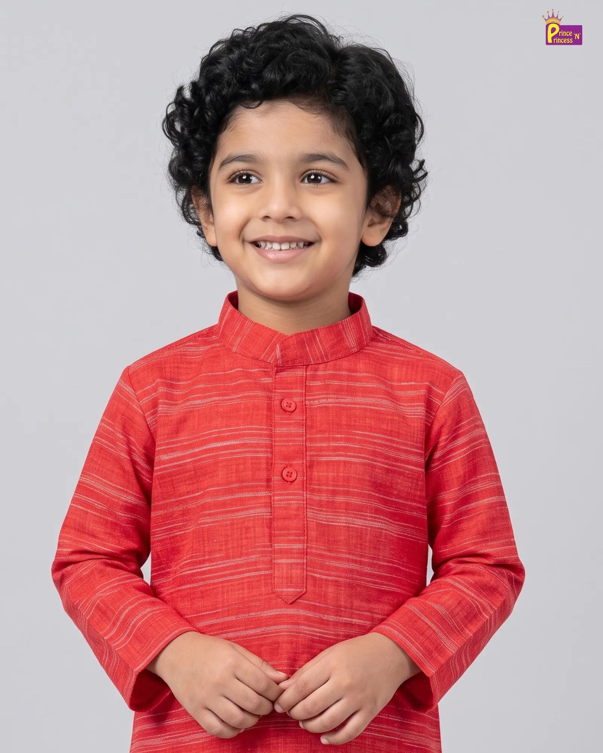 Red Boys Kurta Set | Traditional Festival & Celebration Wear KP179 for kids festival wear